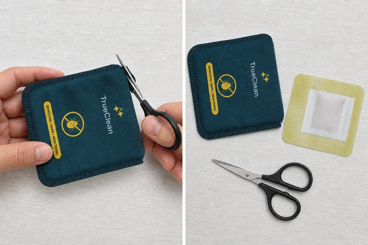 Cutting the card open
