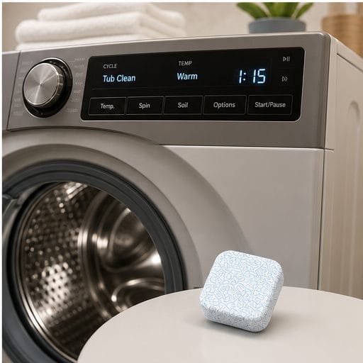 Warm washer cycle display