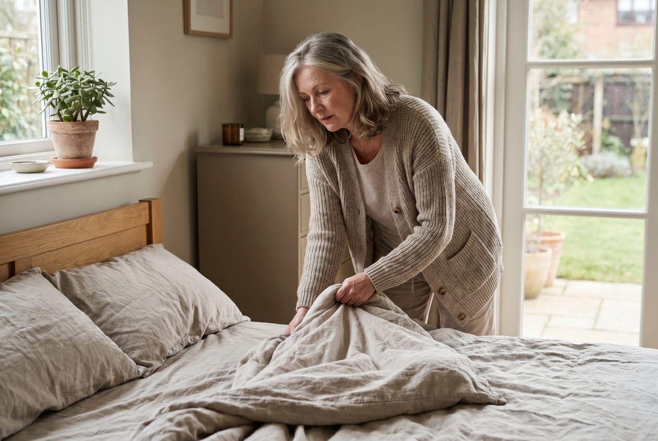 Stripping the bed again — the sheets were never the problem