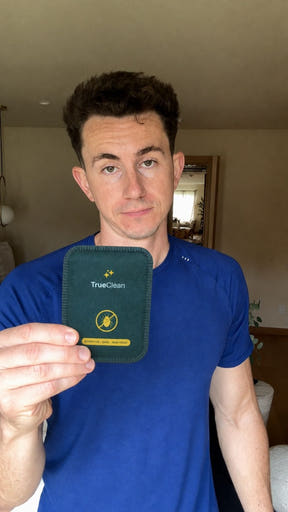 Creator showing a CaptureCard close up