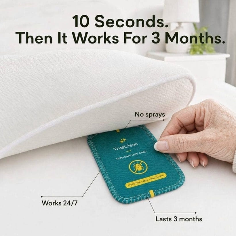 Ten second install under the mattress